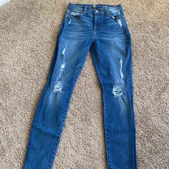 7 for all Mankind jeans size 25 - Picture 2 of 8